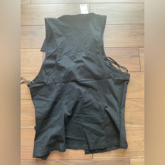 Urban Outfitters Party Girl Cotton-Blend Button Down Sleeveless Top Size L - Picture 7 of 8